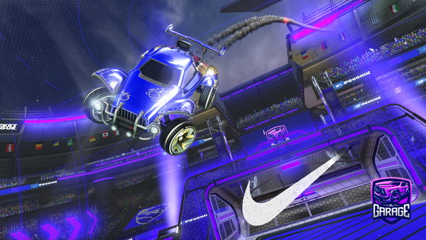 A Rocket League car design from Dropshotiux