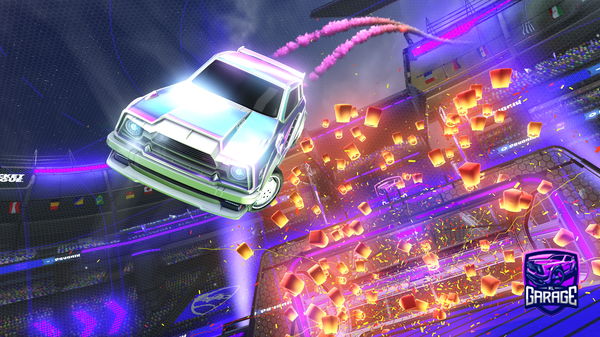 A Rocket League car design from SpookyTrading