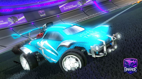 A Rocket League car design from Millapede