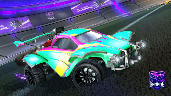 A Rocket League car design from lomono