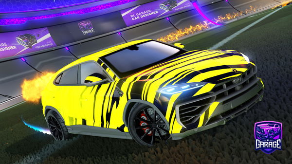 A Rocket League car design from Jakeyboi360