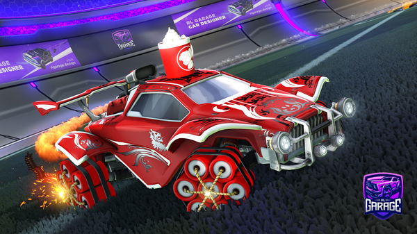 A Rocket League car design from LtCourage