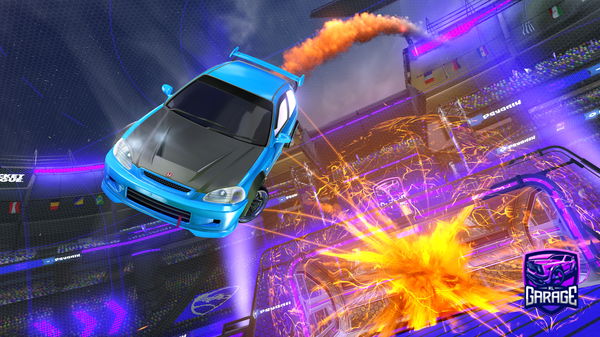 A Rocket League car design from SrMoscou