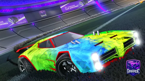 A Rocket League car design from Blackboostneededx