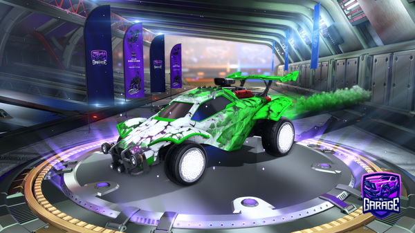 A Rocket League car design from ZestyBagel261