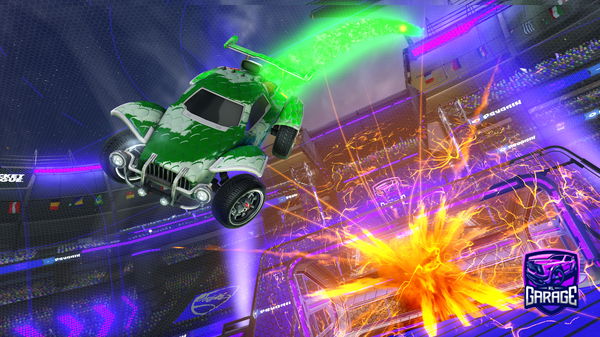 A Rocket League car design from Woofnado