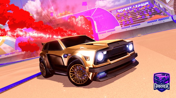 A Rocket League car design from Aurora_FluffBall