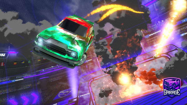 A Rocket League car design from Duckood