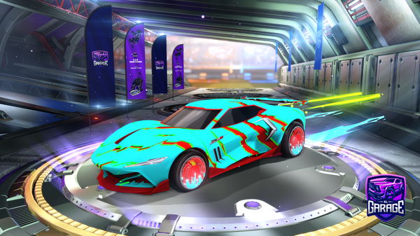 A Rocket League car design from Nitefury