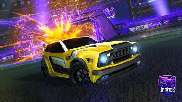 A Rocket League car design from Dude1556