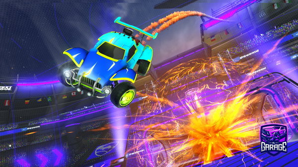 A Rocket League car design from Cmrn1308