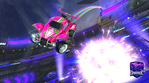 A Rocket League car design from MLGSWAGGYODAXXX