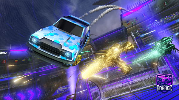 A Rocket League car design from SnowyDan