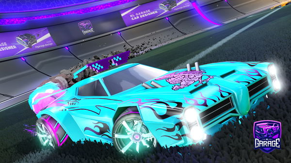 A Rocket League car design from XD_Puffyy_YT