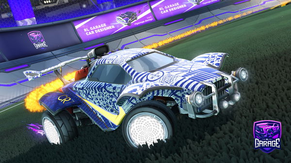 A Rocket League car design from Electroxical