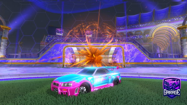 A Rocket League car design from PartyPauly