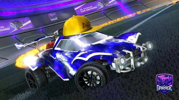 A Rocket League car design from xrverx