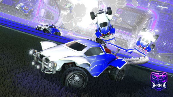 A Rocket League car design from FootlessEmu