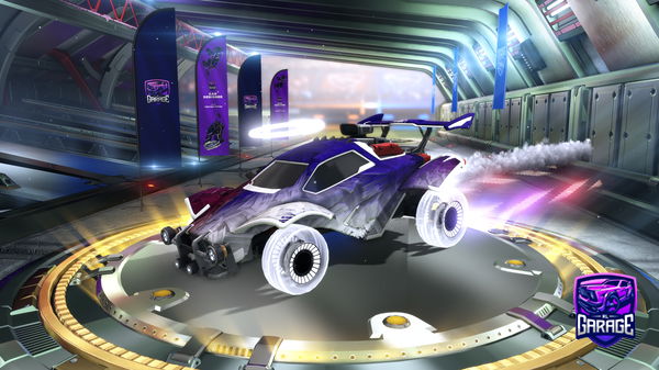 A Rocket League car design from Scald_Fluo
