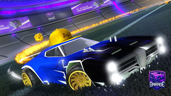 A Rocket League car design from Peacedbyunix