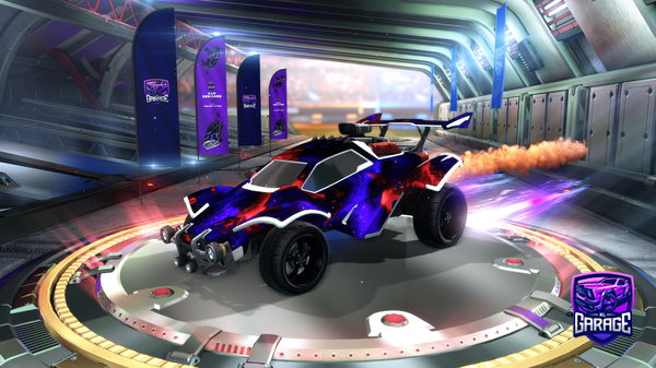 A Rocket League car design from vroofy