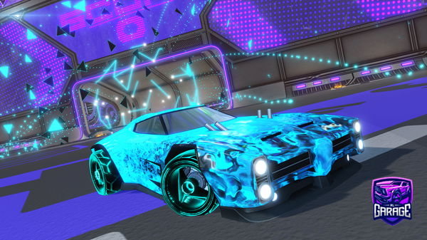 A Rocket League car design from Mikeymonster