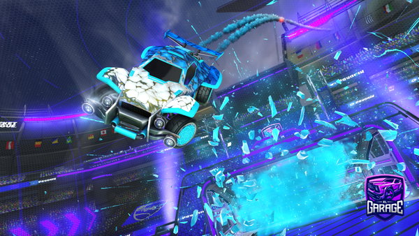 A Rocket League car design from bappleton