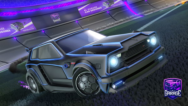 A Rocket League car design from DheWayne