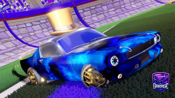 A Rocket League car design from comment_next_car_colour