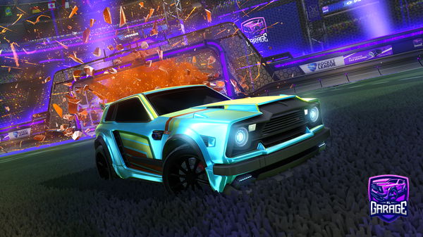 A Rocket League car design from Lapulgahuevona