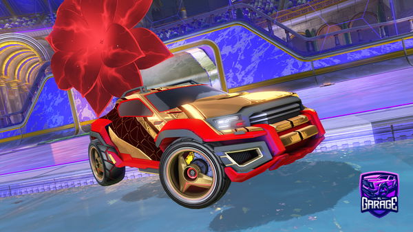 A Rocket League car design from RukaZekken
