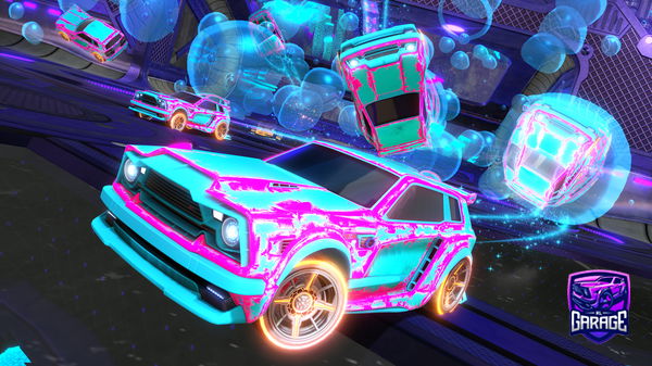 A Rocket League car design from Rogo195