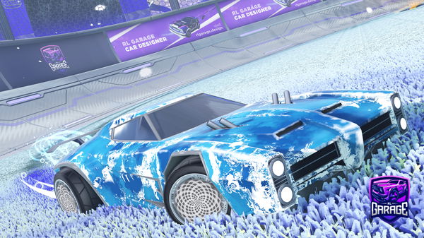 A Rocket League car design from chio11