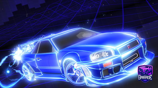 A Rocket League car design from MegaLadon77907