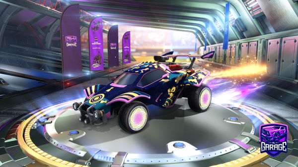 A Rocket League car design from Orangutan15