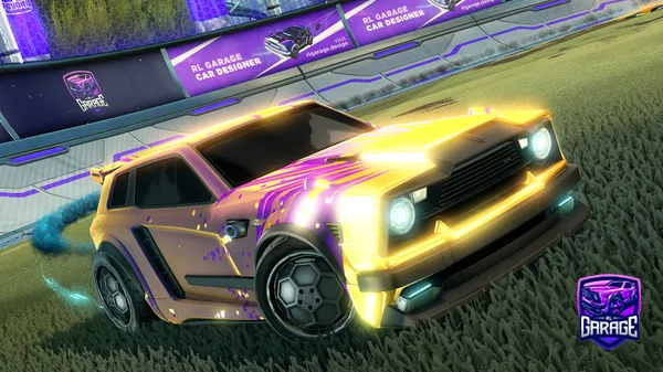 A Rocket League car design from Bolota123xD