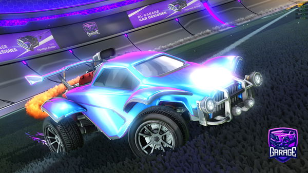 A Rocket League car design from Kartka123