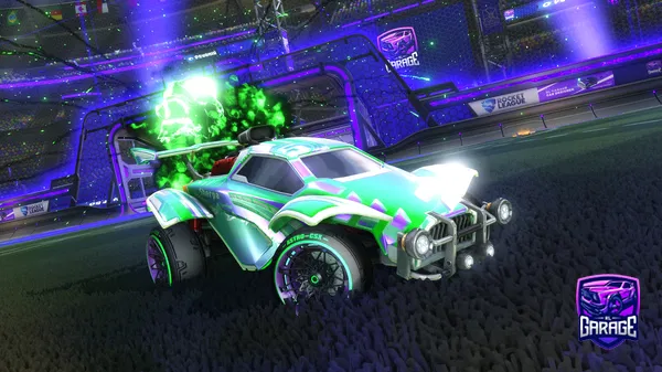 A Rocket League car design from Mintyyyyy7