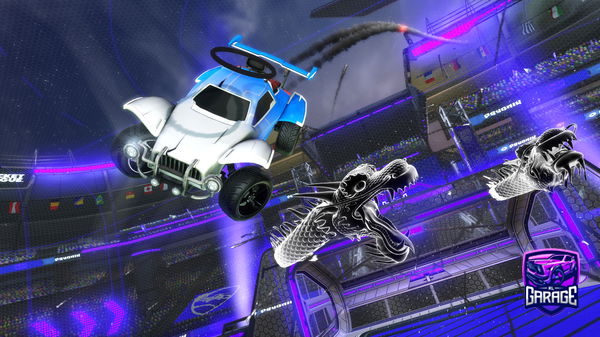 A Rocket League car design from Hatiexz7