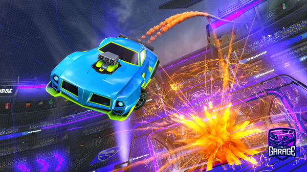 A Rocket League car design from Dicoobrazzz