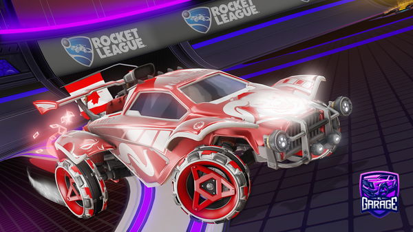 A Rocket League car design from SToMPDoWNKiLLAinc