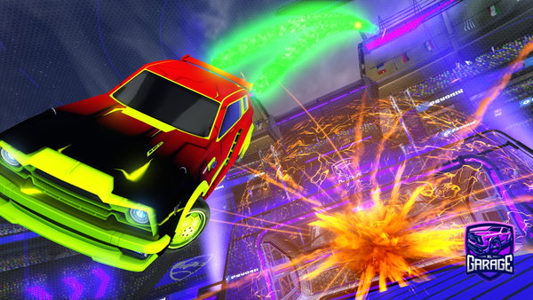A Rocket League car design from Wanner1