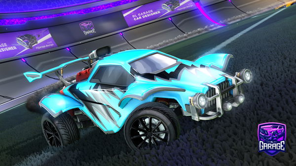 A Rocket League car design from LIIyT