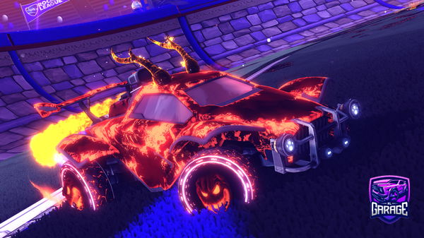 A Rocket League car design from FireSchorcher