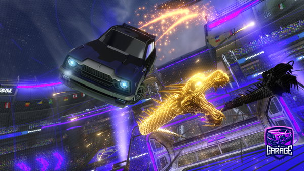 A Rocket League car design from Shadow_SK