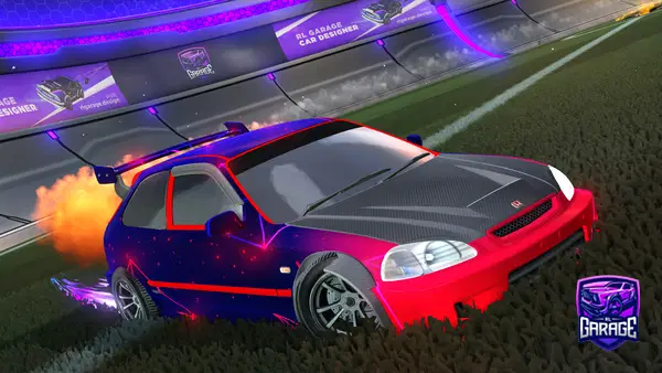 A Rocket League car design from Raptor_Gamer
