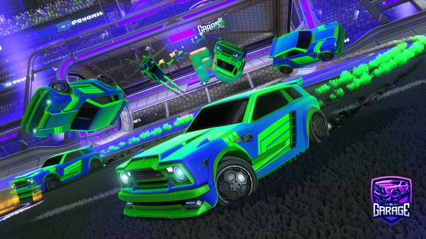 A Rocket League car design from xconrr