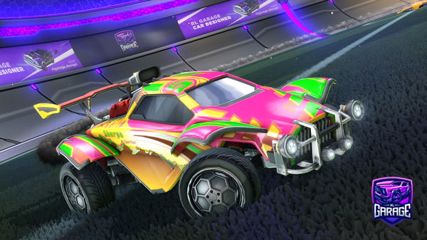 A Rocket League car design from Jarekmn