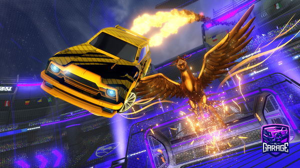 A Rocket League car design from VozifyGaming