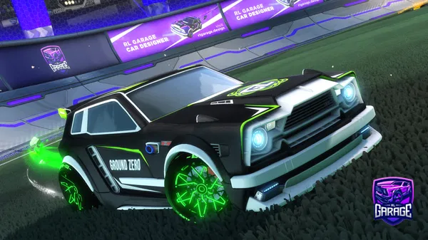 A Rocket League car design from Froggy19
